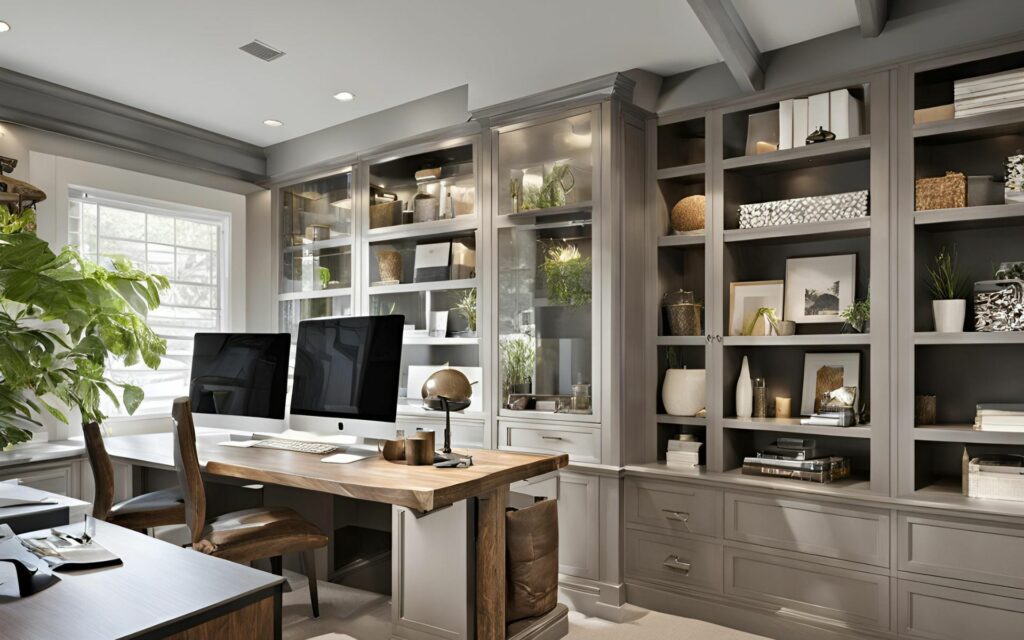 Custom Home Office Storage & Organization. Home Office #6